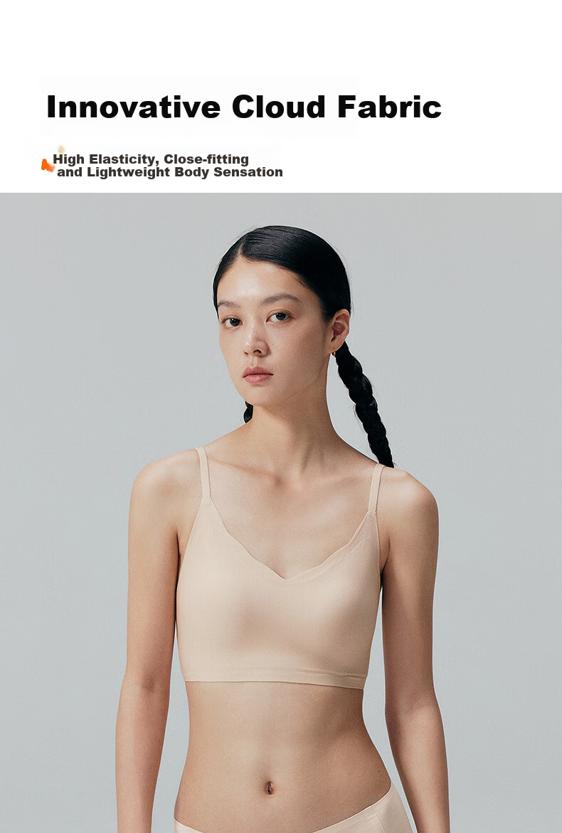 Бюстгальтер NEIWAI Orange Label, бесшовный, мягкая поддержка, без косточек, с фиксированными чашками, для женщин