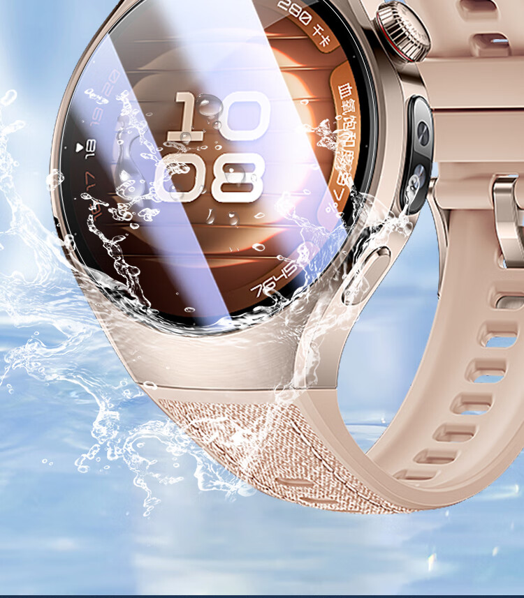 ESCASE Защитная пленка для экрана Huawei Watch 5, гидрогелевая, полноэкранное покрытие, HD Clear, ударопрочная, устойчивая к отпечаткам пальцев, 42 мм, 2 шт.