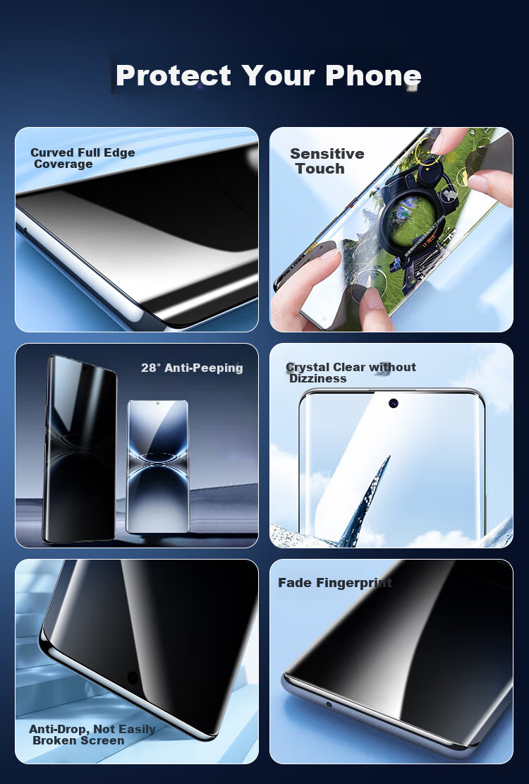 Защитная пленка KOOLIFE для Vivo X200 Ultra, антишпионская, закаленное стекло, ультратонкая, HD, полное покрытие, противоударная, защита от отпечатков пальцев