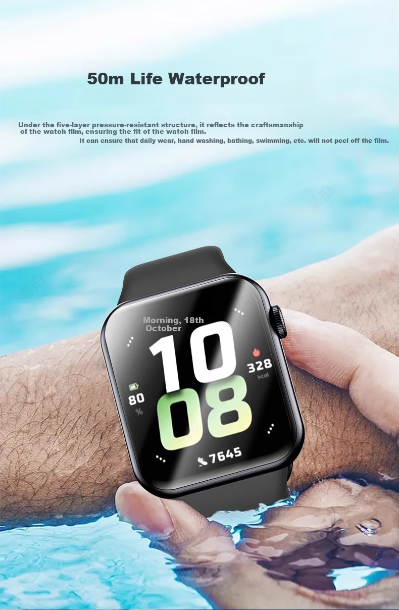 Защитное стекло для экрана Honor Watch 5, Iboann, изогнутое, полное покрытие, высокая четкость, защита от царапин и отпечатков пальцев