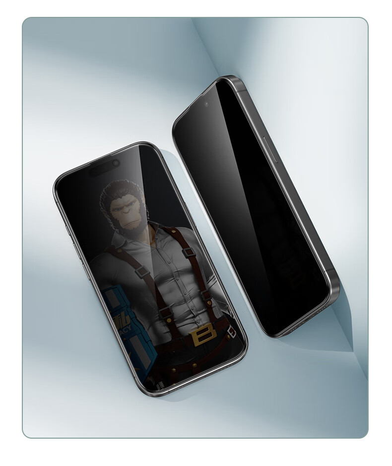 Защитное стекло Lanxingxiansheng для iPhone 15 Pro Max, противоударное, антибликовое, с защитой конфиденциальности, прозрачное