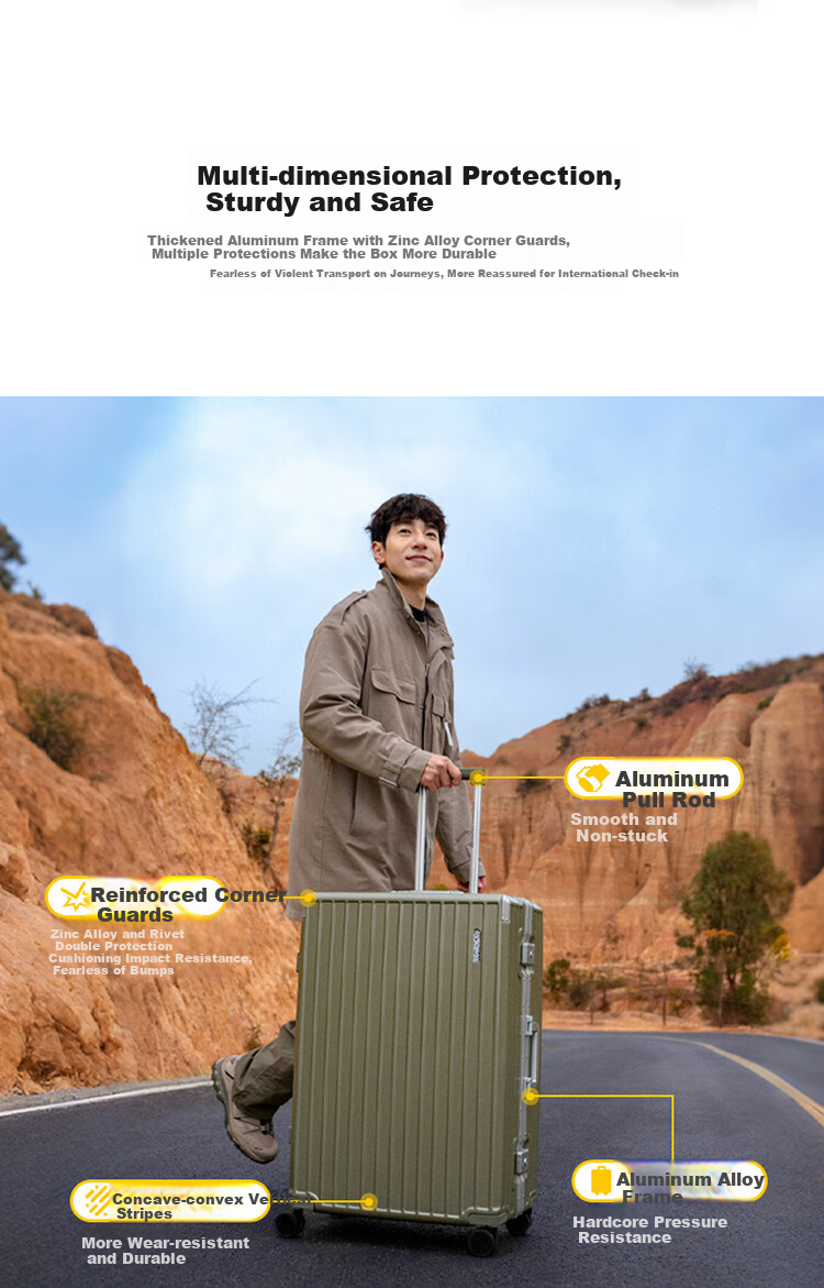 Чемодан AMERICAN TOURISTER, 20-дюймовый, с алюминиевой рамой, дорожный, с кодовым замком, мятно-зеленый