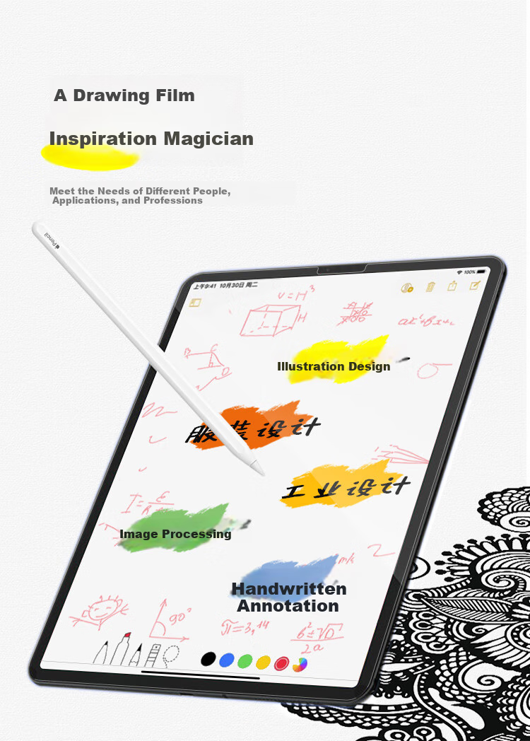 Защитная пленка PERFECTSIGHT Paper-Like для Apple iPad Mini 6 (7.9 дюймов), матовая, PET, для рисования и письма