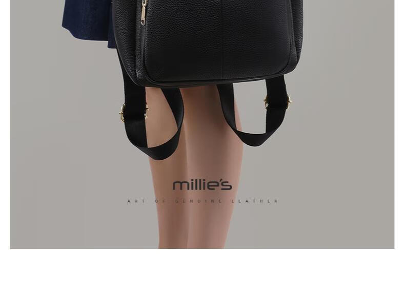 Рюкзак Millies из натуральной кожи для женщин, повседневный рюкзак для средней школы, старших классов и колледжа, легкий рюкзак для путешествий, подарок на день рождения для девушки