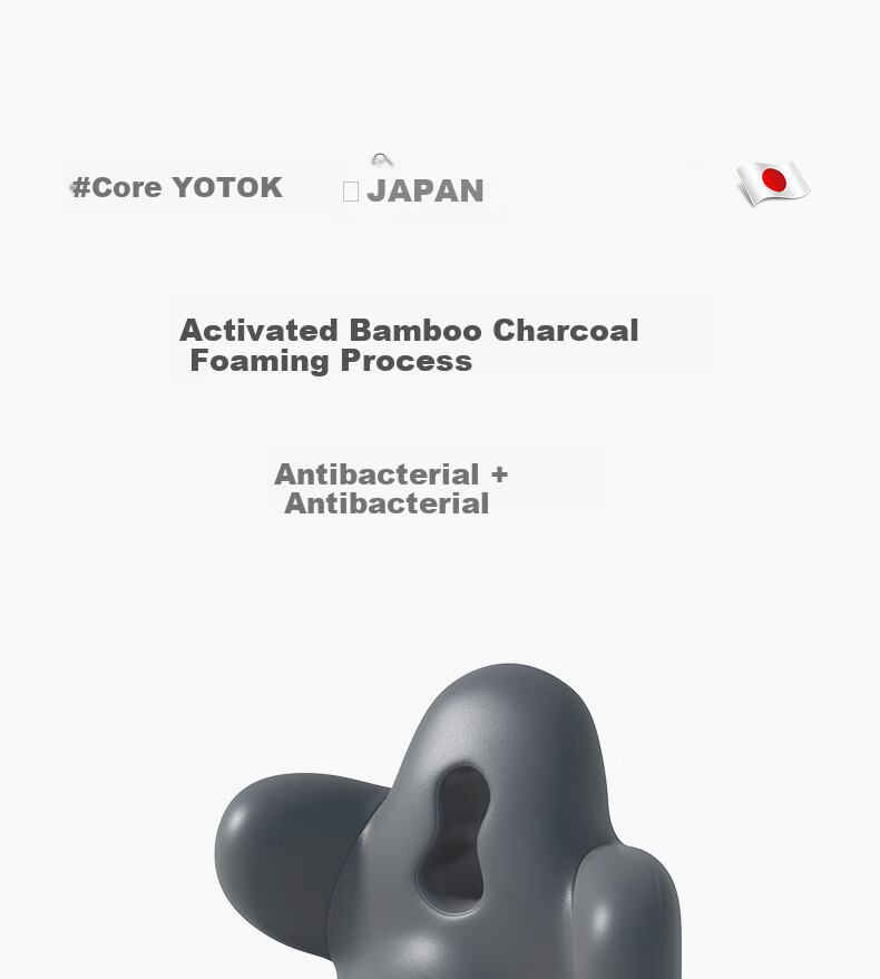Подушка для спины YOTOK (Japan) Genuine Office Lumbar Support Cushion, поддержка спины, защита талии для долгого сидения на работе, устройство поддержки спины