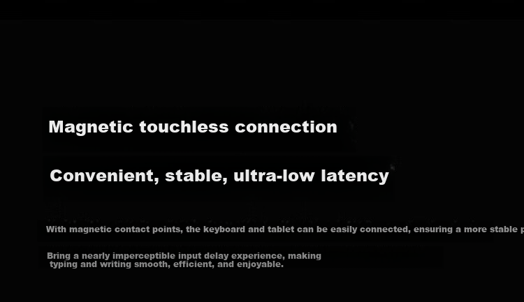 MI Tablet Official Original Accessories Floating Keyboard Compatible with 7/7Pro Series Dark Gray [With Touchpad]