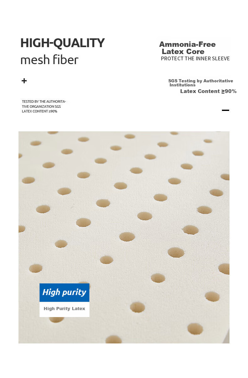 Наматрасник Baopo Student Latex Mattress, односпальный, мягкий, антибактериальный, для общежития, 100x200 см