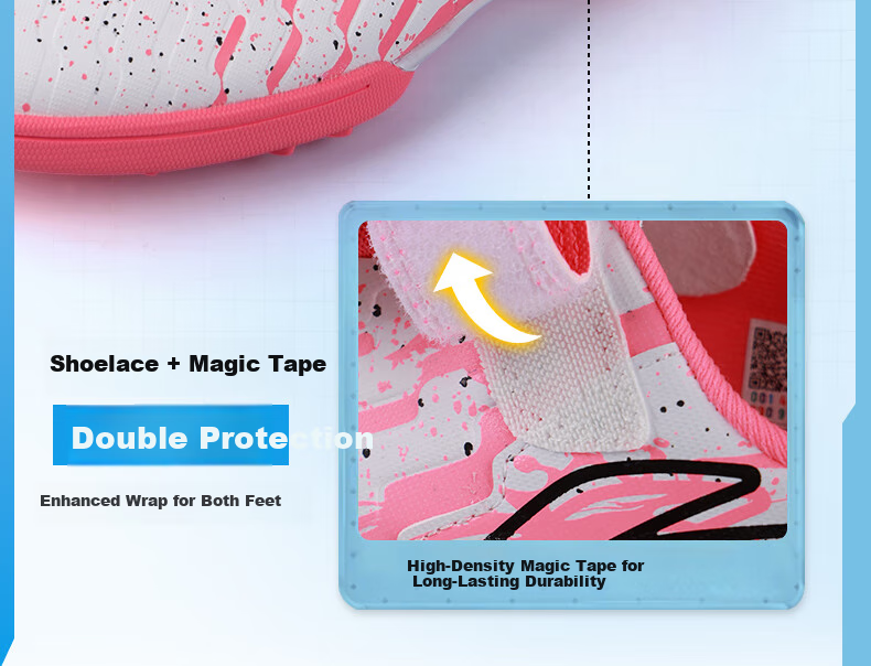 Детские футбольные бутсы Li-Ning для возраста 6-12 лет, с шипами TF, для юношей, для тренировок и соревнований, размер 32