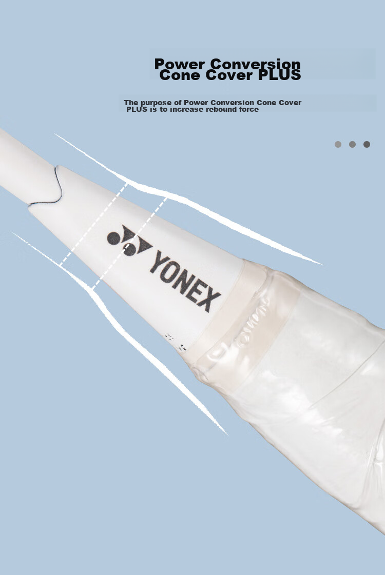 Ракетка для бадминтона YONEX NANOFLARE, полнокарбоновая, Sound Speed Flashing, одиночная ракетка, молниеносный белый, Chie NFNT, без струн, 4U5, с намоткой