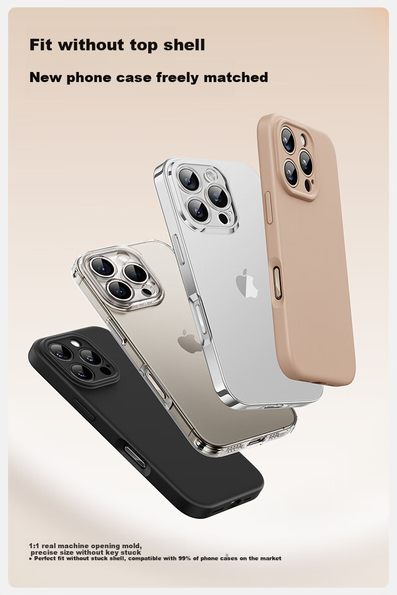 Защитная пленка LLUNC для кнопок камеры iPhone 17/16 серии, закаленное стекло, защита от царапин
