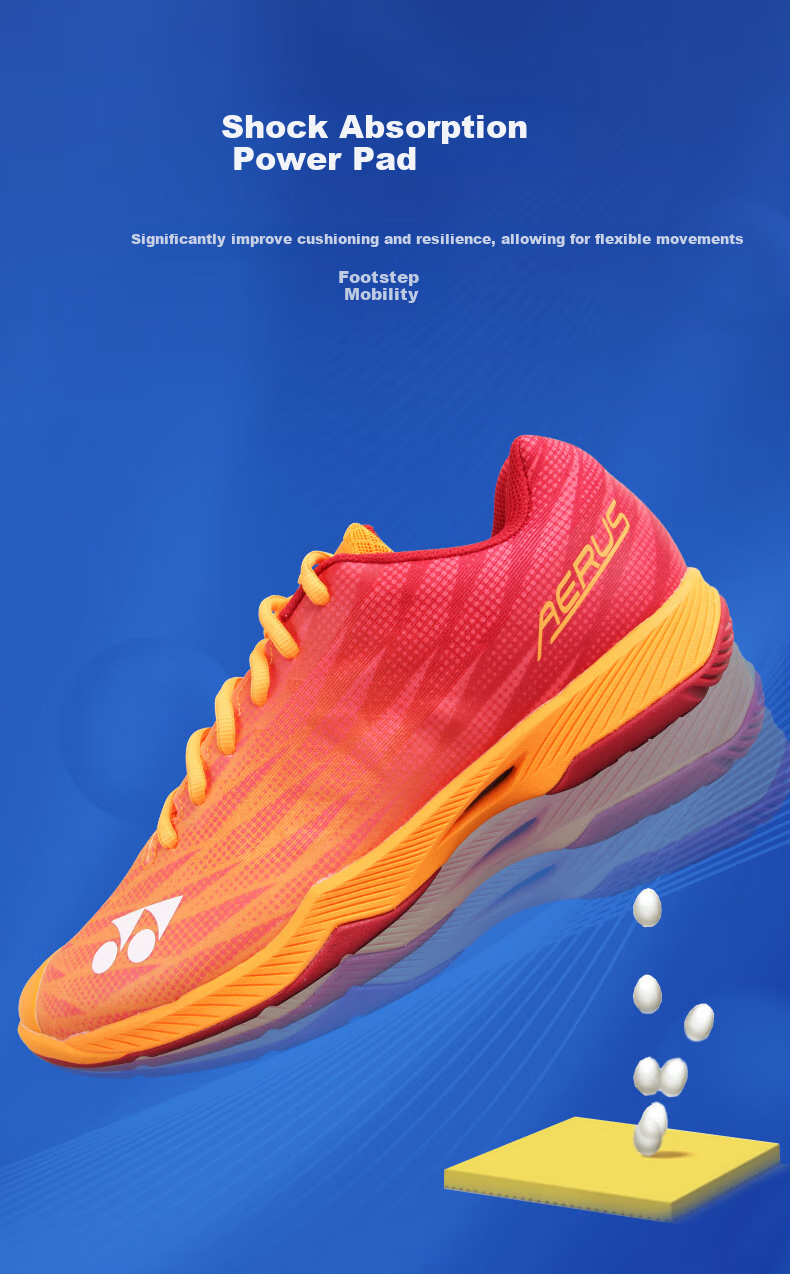 Кроссовки для бадминтона YONEX SHBAZ2WEX, мужские, широкие, темно-серые, размер 37