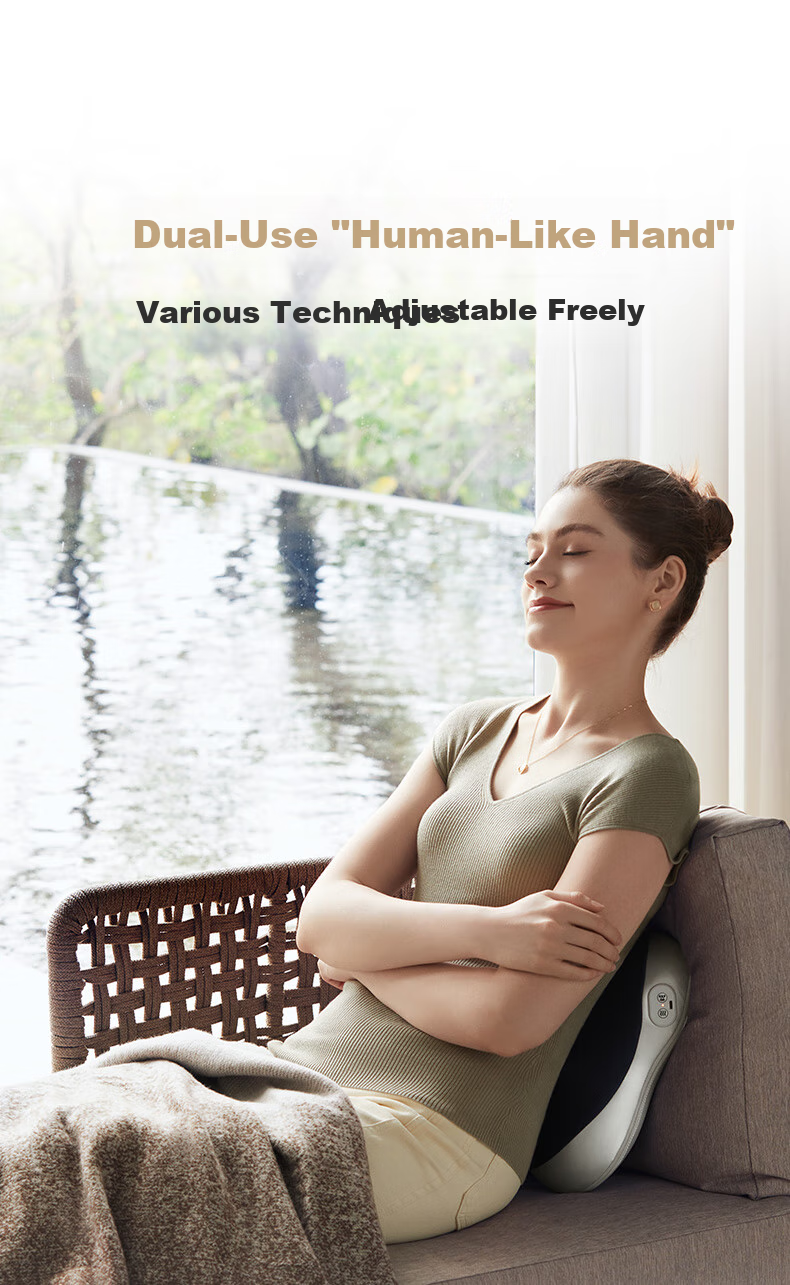 Массажер для тела Westinghouse BX3-F, для поясницы, спины и плеч, с функцией инфракрасного прогрева, беспроводной портативный, белый