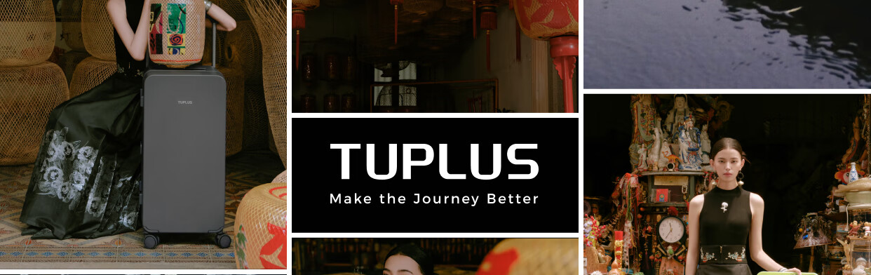 Чемодан Tujia TUPLUS Impression Trunk, большой, с задней широкой ручкой, 28 дюймов, цвет "Спящая красавица" - Белый