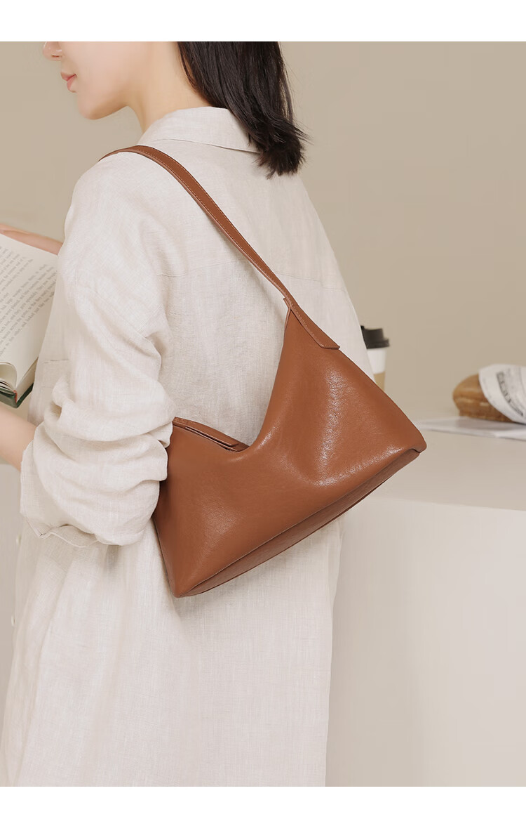 Сумка Mood Hobo из натуральной кожи, большая вместительная сумка через плечо для работы и повседневного использования, подарок на День Рождения и День Святого Валентина