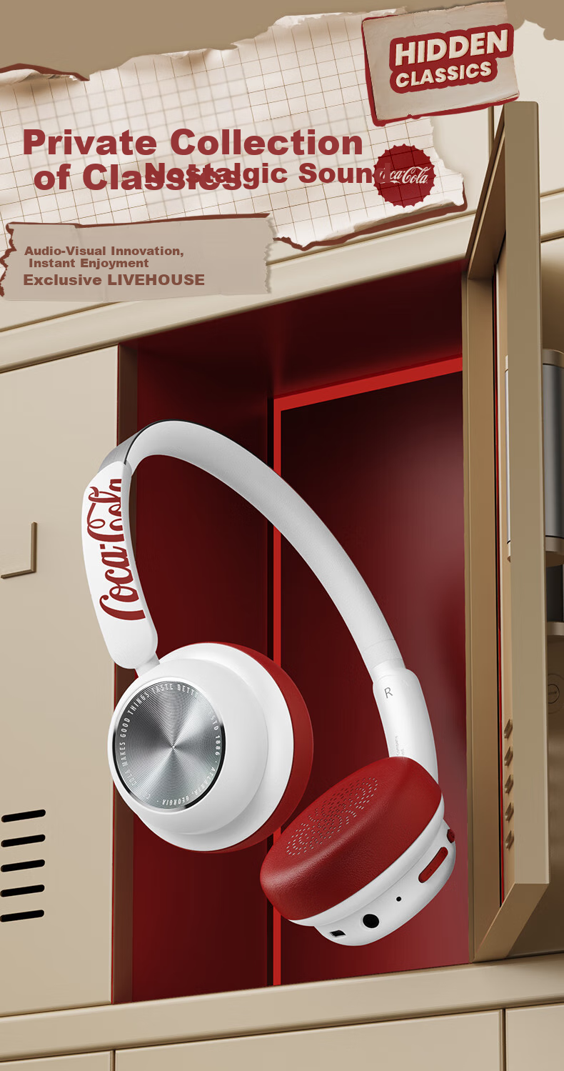 Беспроводные наушники Coca-Cola T26