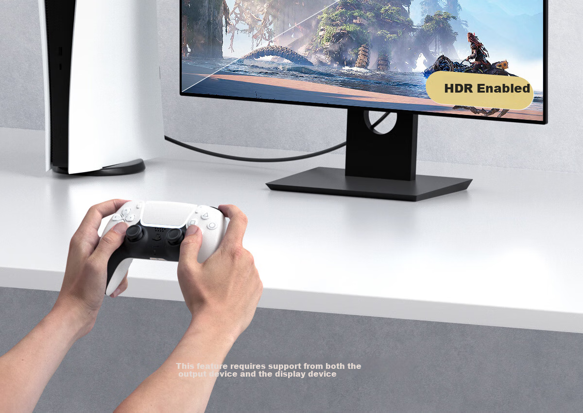 Кабель Hagibis HDMI 2.1, тонкий, гибкий, 8K 60Hz, 4K 240Hz, 1.5 метра
