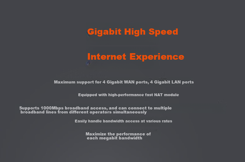 Маршрутизатор Tenda G0-5G, 5-портовый гигабитный PoE, управляемый, AC, 4WAN, 4 порта с поддержкой POE