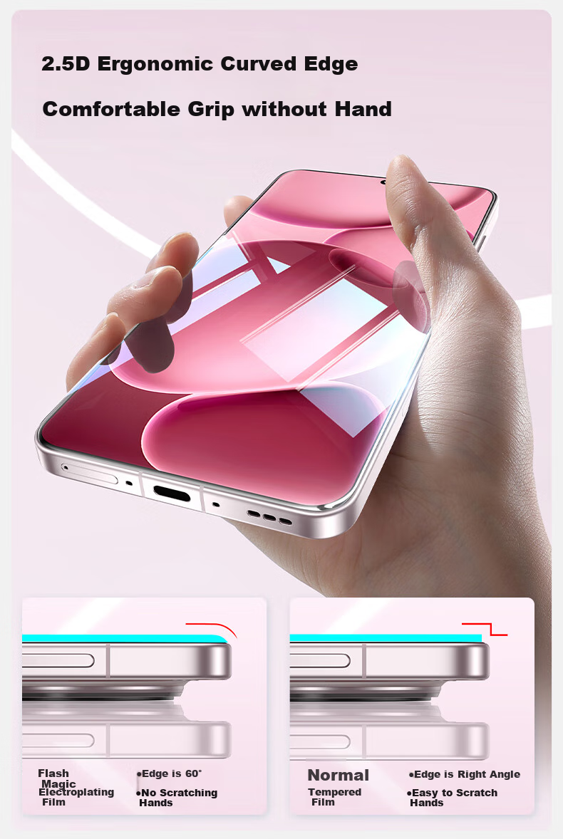 Защитное стекло Shanmo для OPPO Find X8 Ultra, противоударное, антибликовое, с защитой от отпечатков пальцев, гладкое, 2 шт.
