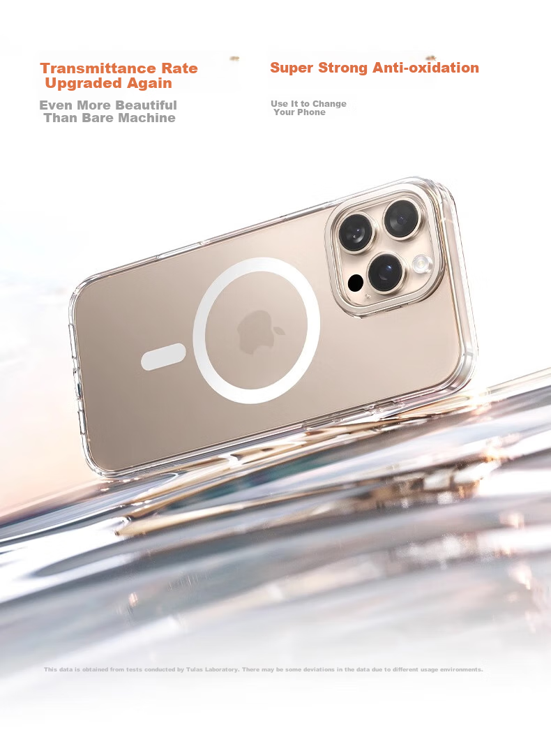 Чехол TORRAS для iPhone 13 Pro, прозрачный, ультратонкий, с поддержкой MagSafe, противоударный, с подставкой