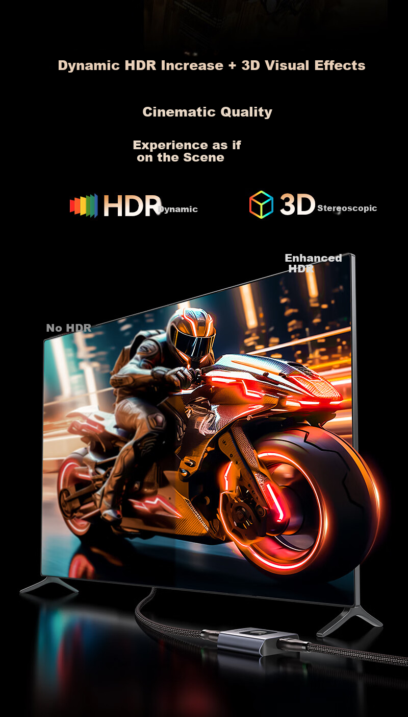 HDMI-переключатель SAMZHE HV-500, 2 входа/1 выход, 1 вход/2 выхода, 4K 60Hz, алюминиевый сплав