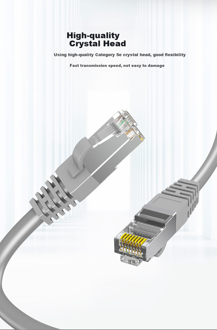 Кабель сетевой MAXCENT CAT5e, экранированная витая пара, 5 метров, MC5-5P для домашней и офисной проводки