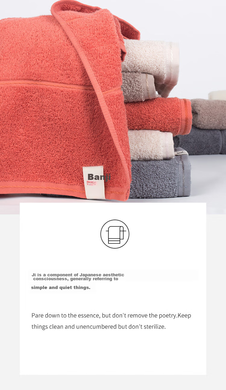 Набор полотенец Sanli Pure Cotton, 4 шт., из чистого хлопка, впитывающие, мягкие, размер 34x76 см, цвет [A Class Xinjiang Cotton] Plain Color