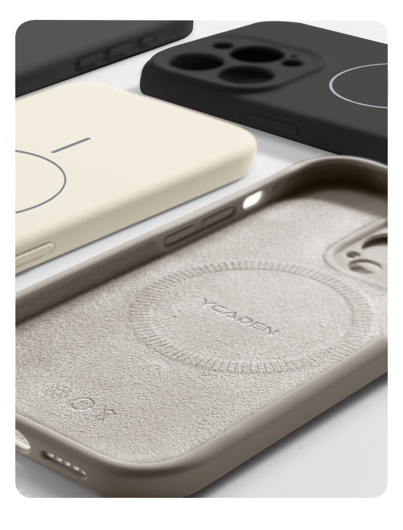 Чехол NEYAA для iPhone 16 Pro Max, ультратонкий, MagSafe, силиконовый, противоударный, с простым дизайном, титановый оригинальный цвет