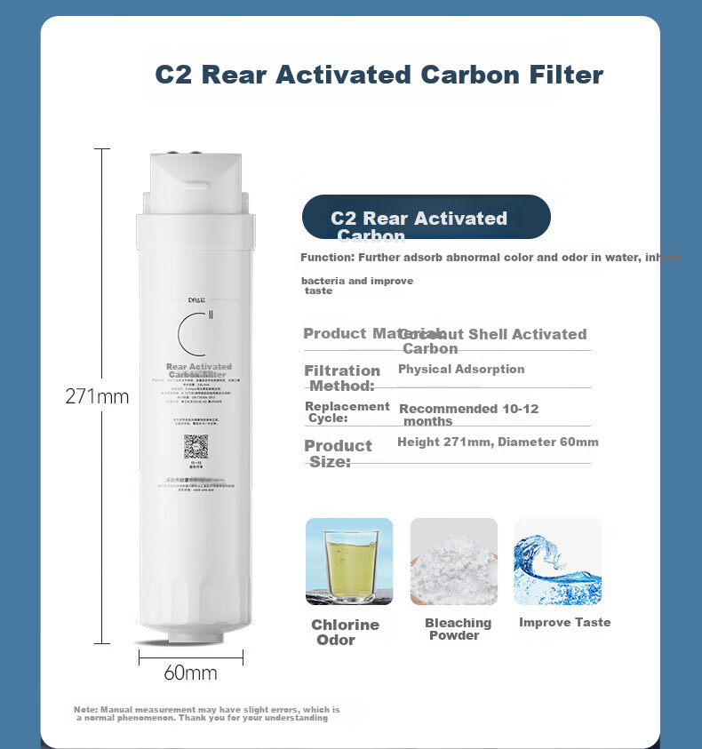 Универсальный фильтр для воды Zuanxin, совместимый с Midea S1, Hualing, Dama, MU135/M3, 75G