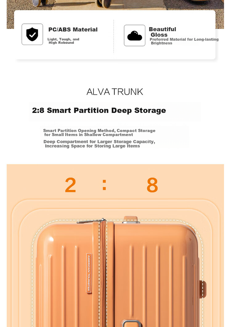 Чемодан AMERICAN TOURISTER 28 дюймов, розовый, ABS+PC, с кодовым замком TSA, 4 колеса