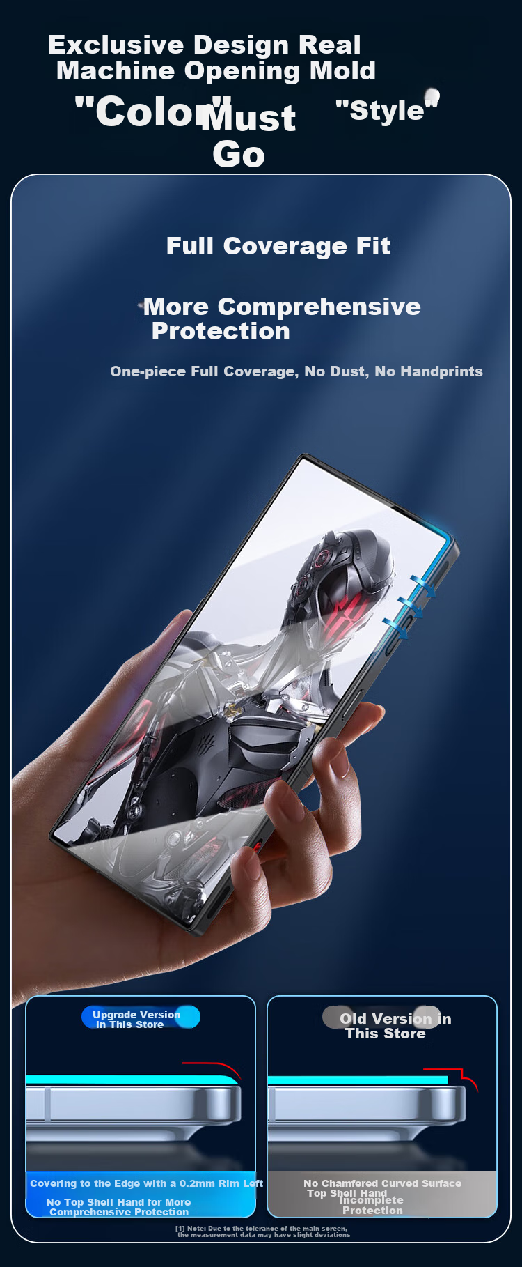 Защитное стекло KOOLIFE для Nubia Red Magic 8 Pro/8 Pro+/8S Pro, полноэкранная игровая пленка, HD противоударное стекло