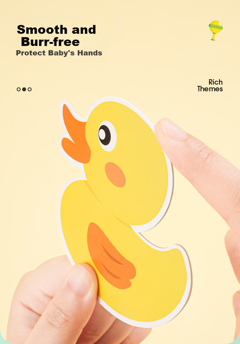 Книжка-игрушка YSR Quiet Sticker Book, развивающая, для детей от 0 до 1 года, для тренировки концентрации, 52 страницы