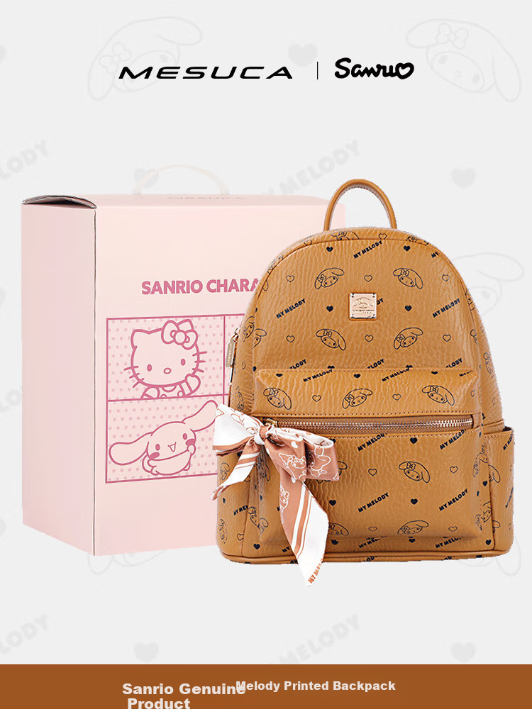 Рюкзак Mesuca X Melody Handbag, женская сумка, рюкзак, милая сумка с шарфом, подарочная коробка на День святого Валентина для женщин