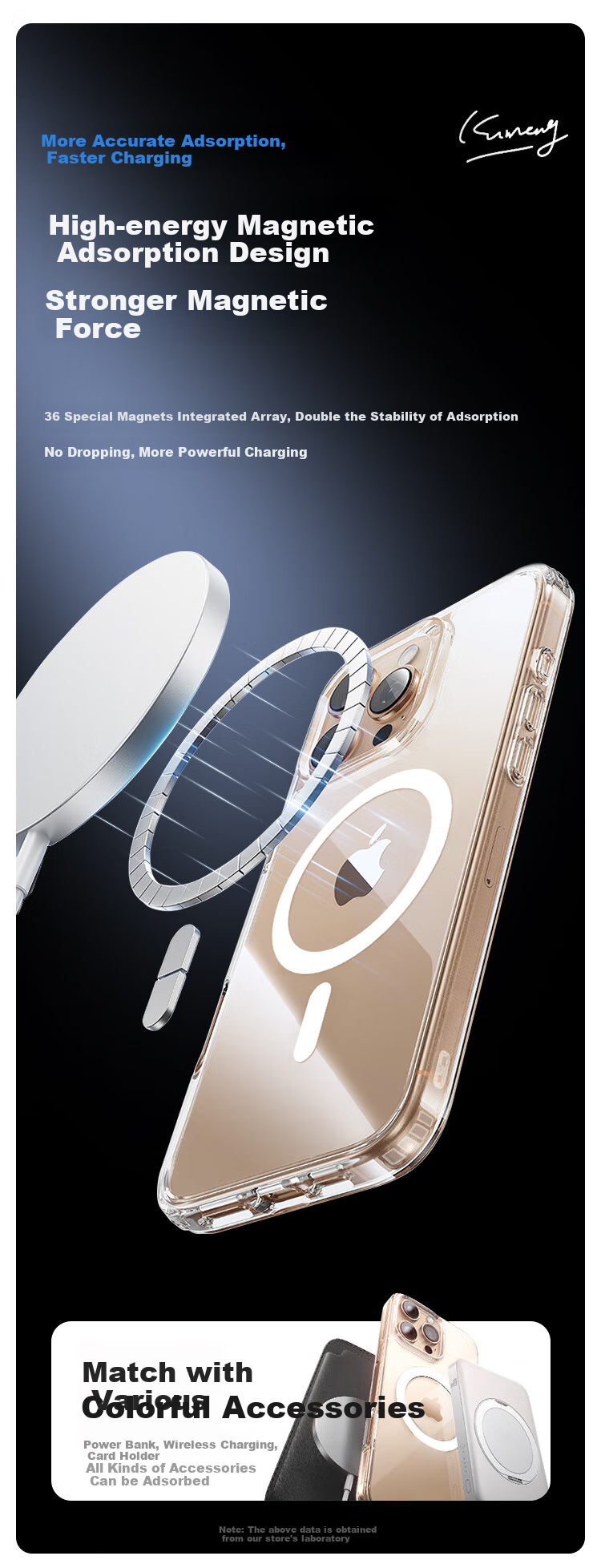 Прозрачный чехол KOOLIFE для iPhone 14, защитный противоударный чехол с MagSafe, ультратонкий