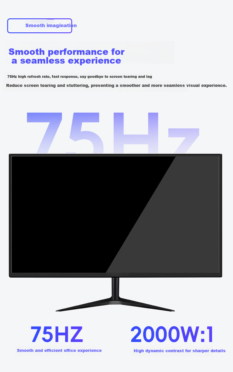Монитор RICRSS 19 дюймов, Full HD, 1440x900, HDMI, VGA, черный