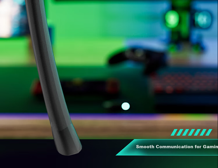 Qilian Беспроводная игровая гарнитура Bluetooth для компьютера и ноутбука, звуковое позиционирование для игр и киберспорта, не внутриушная конструкция, подарок для мужчин, PUBG 2.4G Delta [Звездная Метеорная Тропа]