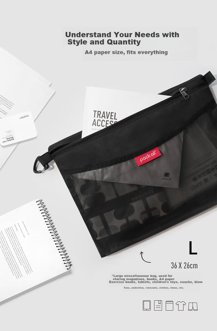 Набор сумок для хранения Pack All, косметичка, органайзер для туалетных принадлежностей, комплект для хранения различных предметов, серый