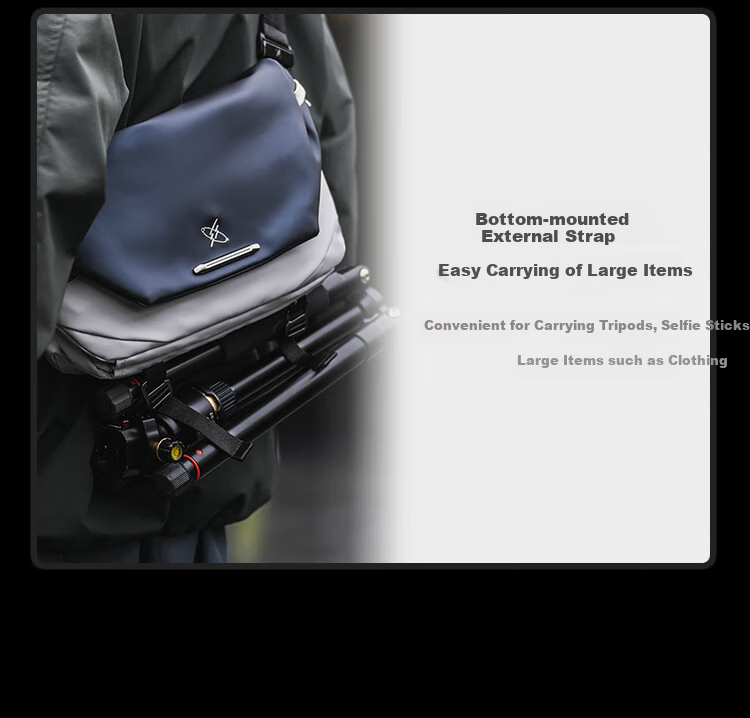 Мужская сумка GYXX Nebula 2 Crossbody, трендовая функциональная сумка через плечо, повседневная дорожная плоская сумка