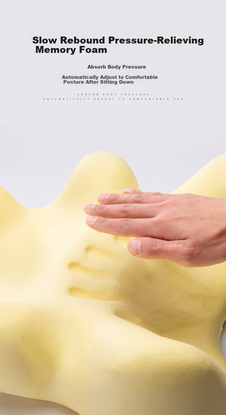 Подушка для спины AiSleep Lumbar Support Pillow, ортопедическая, для офиса и автомобиля, поддержка поясницы, комфорт при длительном сидении