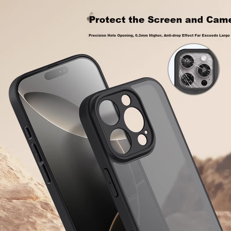 Чехол Talasi для Apple iPhone 16 Pro, магнитный Skin-Feel, защита линз, силиконовый, матовый, прозрачный, противоударный