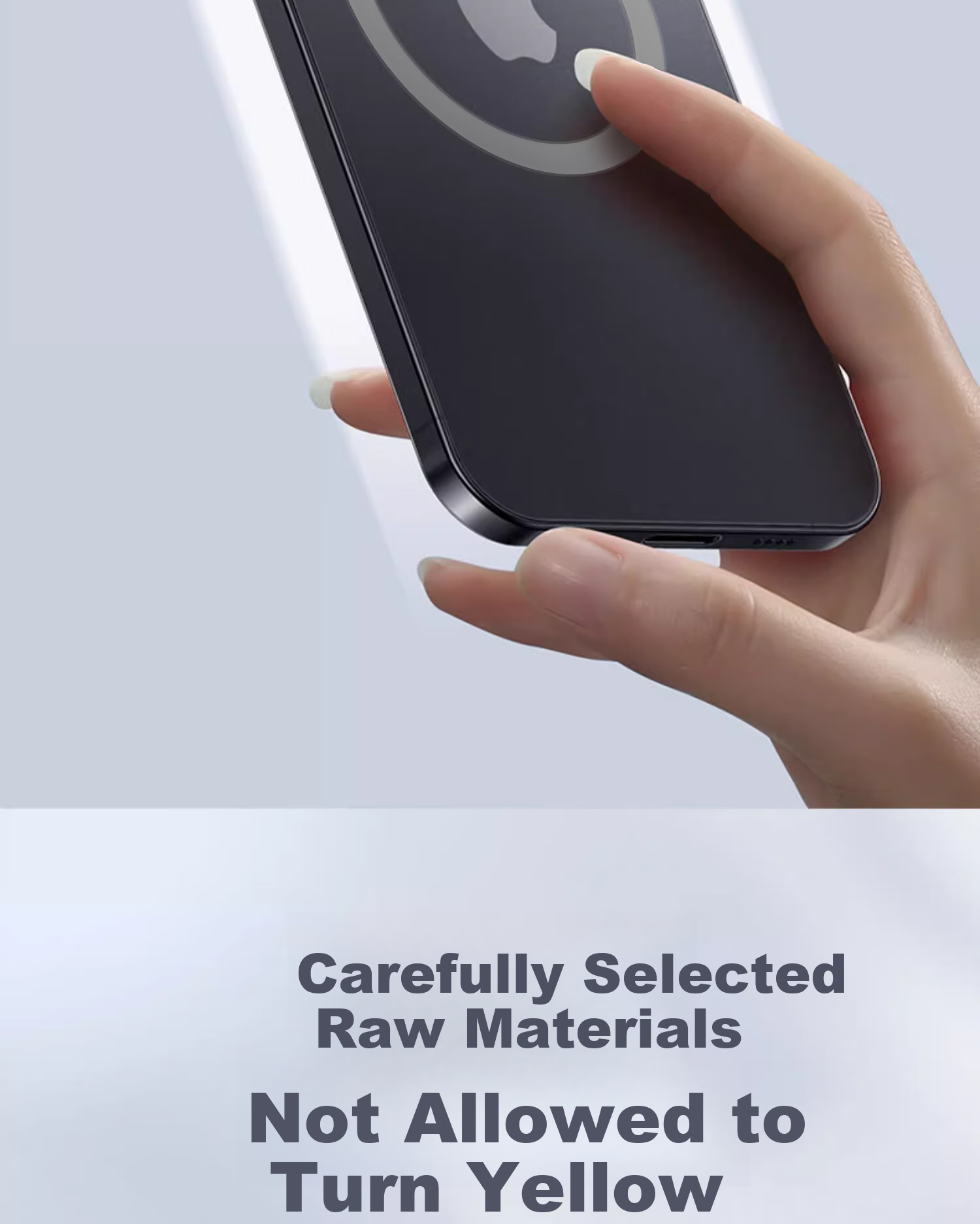 DIVI Чехол для Apple iPhone 16 Pro Max, ультратонкий, матовый, с защитой от отпечатков пальцев, совместимый с MagSafe