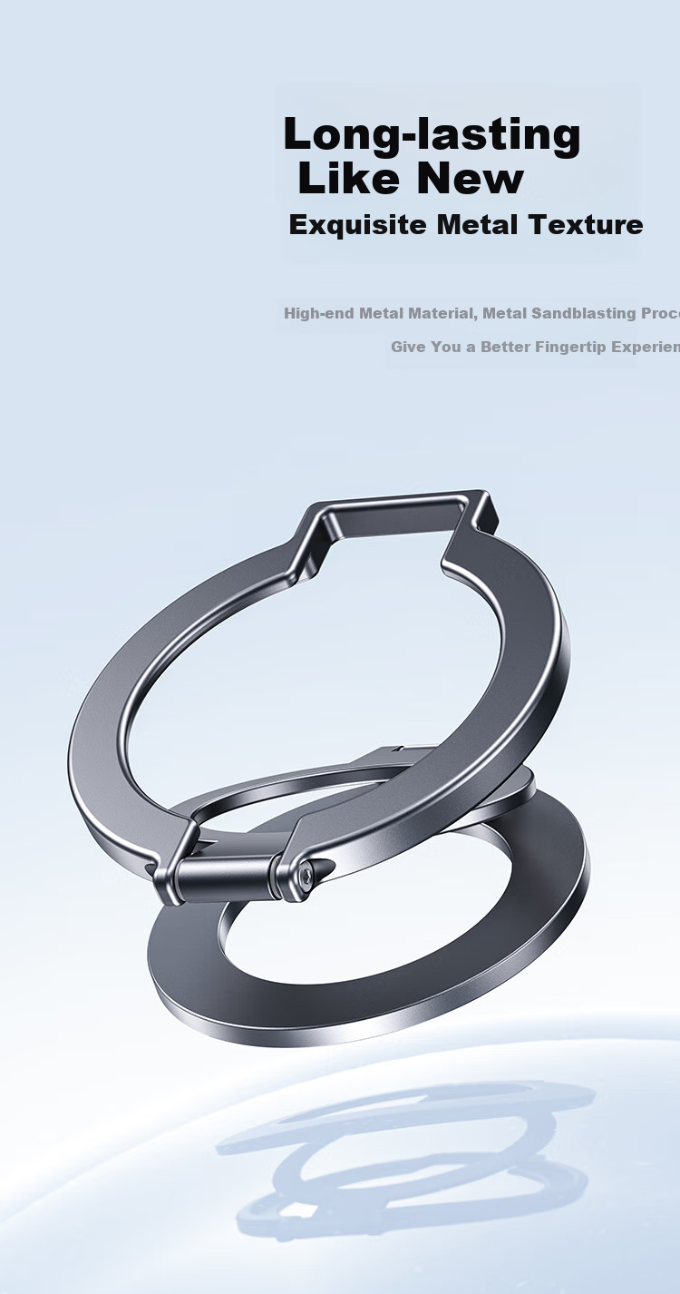 Магнитный держатель для телефона THE TREE MagSafe, складной, ультратонкий, портативный, из алюминиевого сплава, для настольного использования, 360° вращение