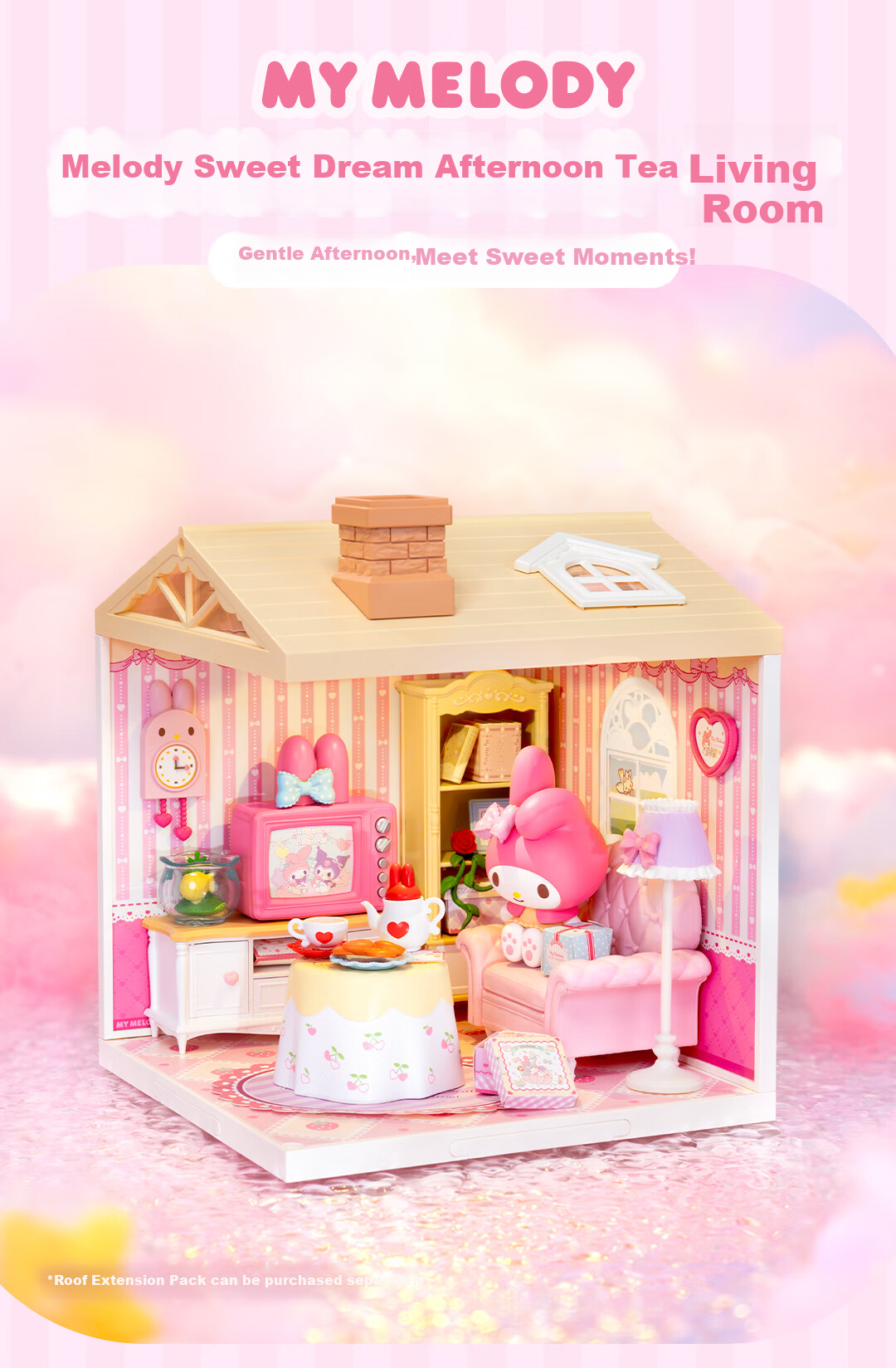 Конструктор Rolife Super World Wardrobe Building Blocks, детский игровой набор для сборки кукольного домика, подарок на день рождения, Новый год, День святого Валентина