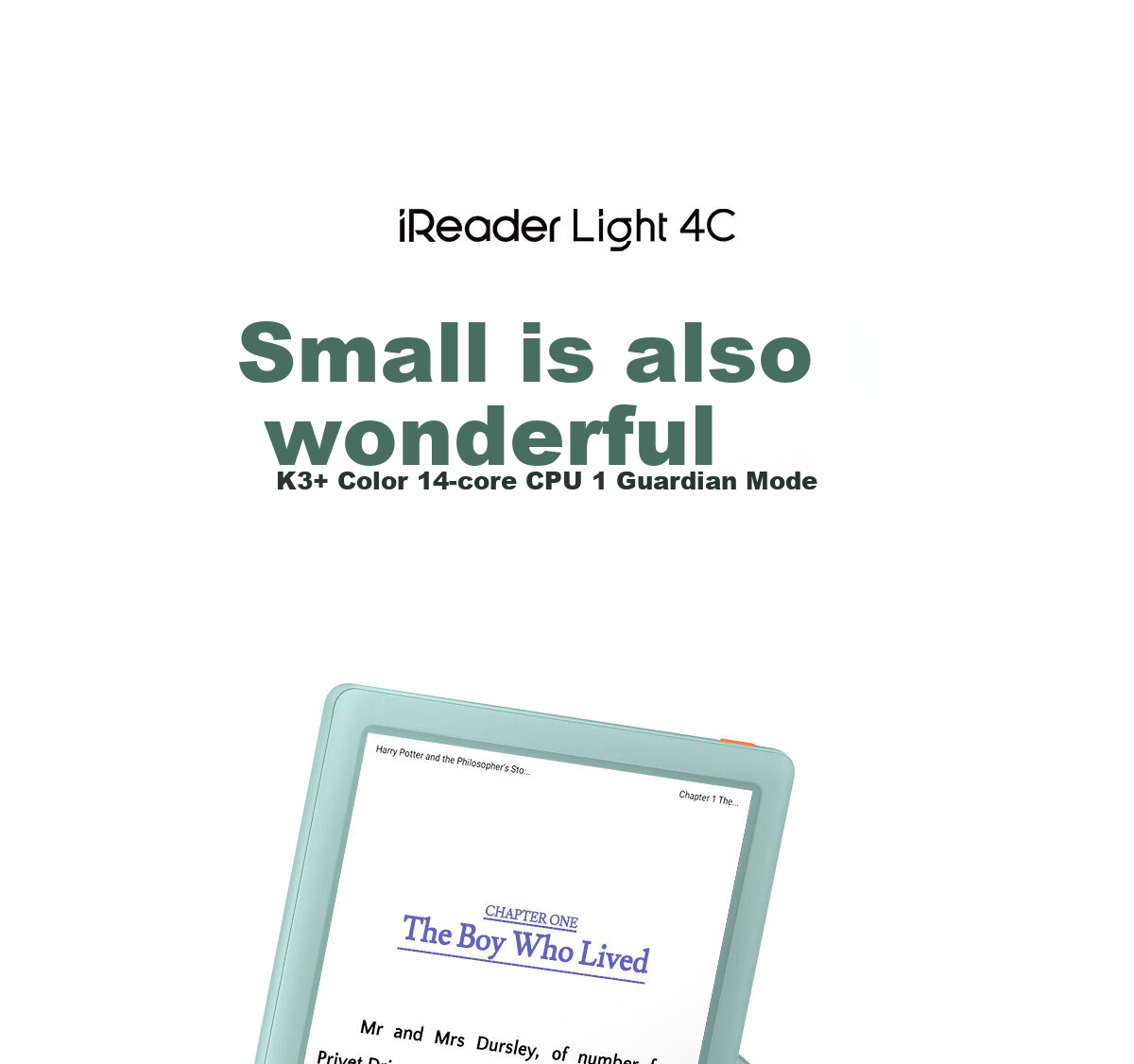 Электронная книга iReader Light 4C, 6-дюймовый цветной E-Ink экран, 64 ГБ, зеленый