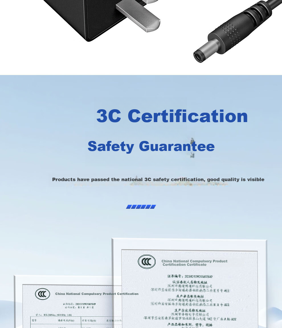 Адаптер питания COMPCCTV 12V2A для видеонаблюдения, универсальный, для монитора, жесткого диска, роутера, камеры, круглый разъем DC