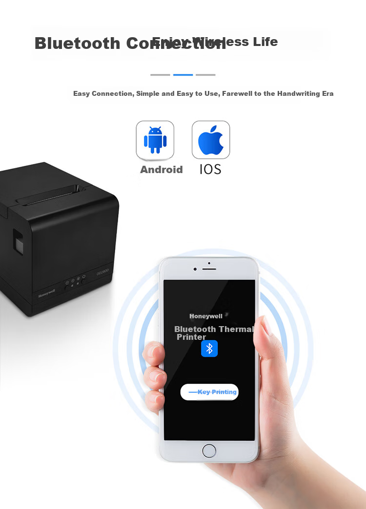 Термопринтер этикеток Honeywell OD286D, Bluetooth, 2 дюйма, черный