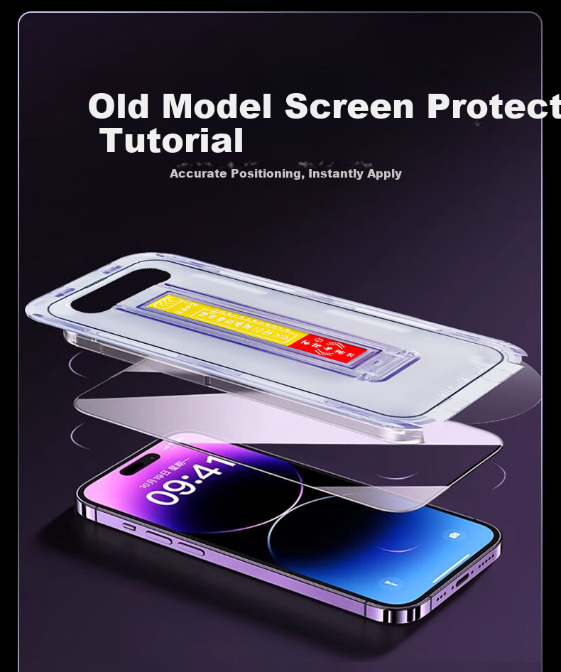 Защитное стекло для экрана KOOLIFE для iPhone 14 Pro, совместимо с iPhone 14/13/13 Pro, высокое разрешение, полное покрытие, ультратонкое, пылезащитное, 2 шт.