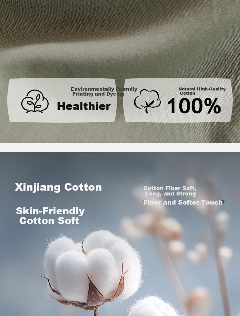 Комплект постельного белья HLA Pure Cotton, 1.8м, синий