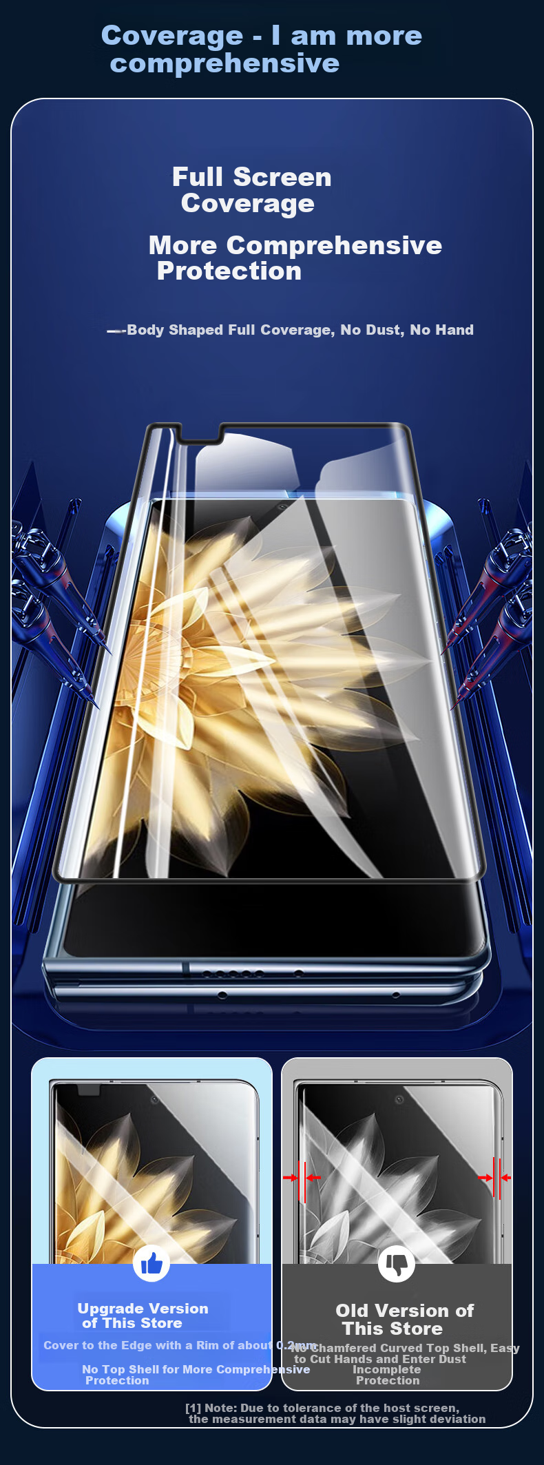 Защитное стекло KOOLIFE для Honor Magic V2/V3/V5, Honor Magic Vs2/Vs3, ультратонкое, HD Clear, защита от отпечатков пальцев