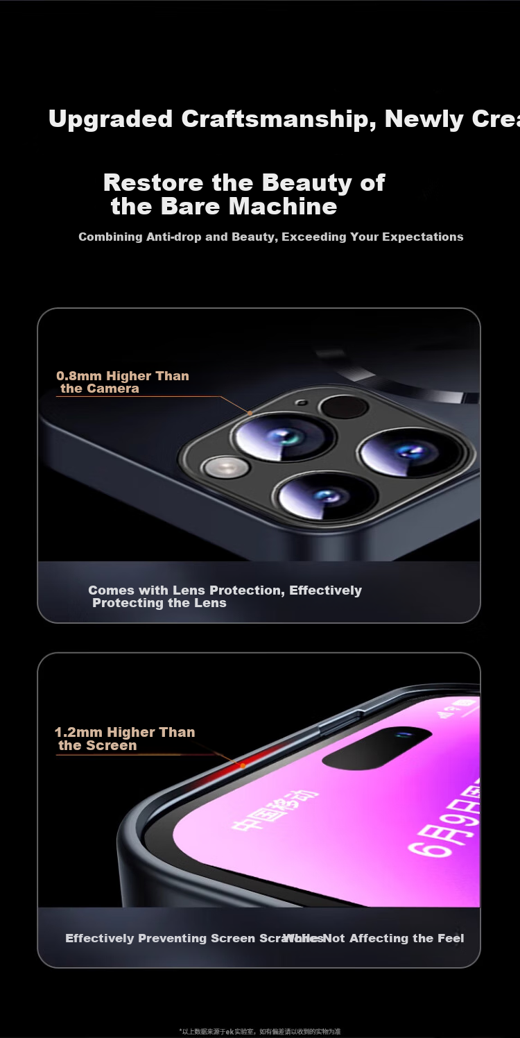 Чехол для iPhone 15 MagSafe Ekakashop, защита от падений, ультратонкий, бизнес-стиль, титановый цвет