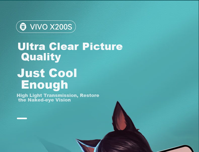 Защитное стекло Lanxingxiansheng для Vivo X200S и Vivo S30, противоударное, антибликовое, защита от отпечатков пальцев